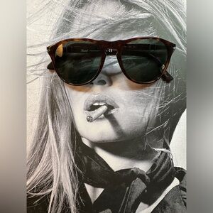 Persol Sunglasses PO9649S Havana 24/31 Crystal green